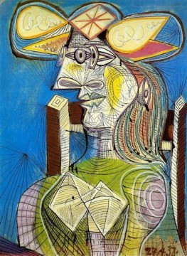 Busto de Mujer sentada Dora 1938 cubista Pablo Picasso Pinturas al óleo